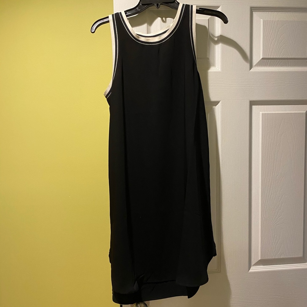 Black sleeveless slip dress. Size small